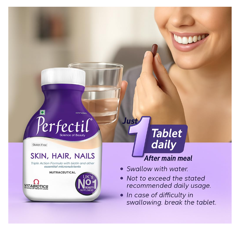 Perfectil Skin Hair Nails Multivitamin Tablets 60 Count