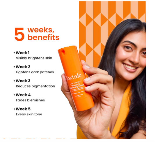 Foxtale 15% Vitamin C Serum 30ml for Bright Glowing Skin