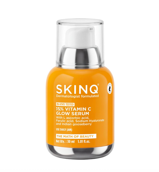 SKINQ 15% Vitamin C Face Serum 30ml with L-Ascorbic Acid