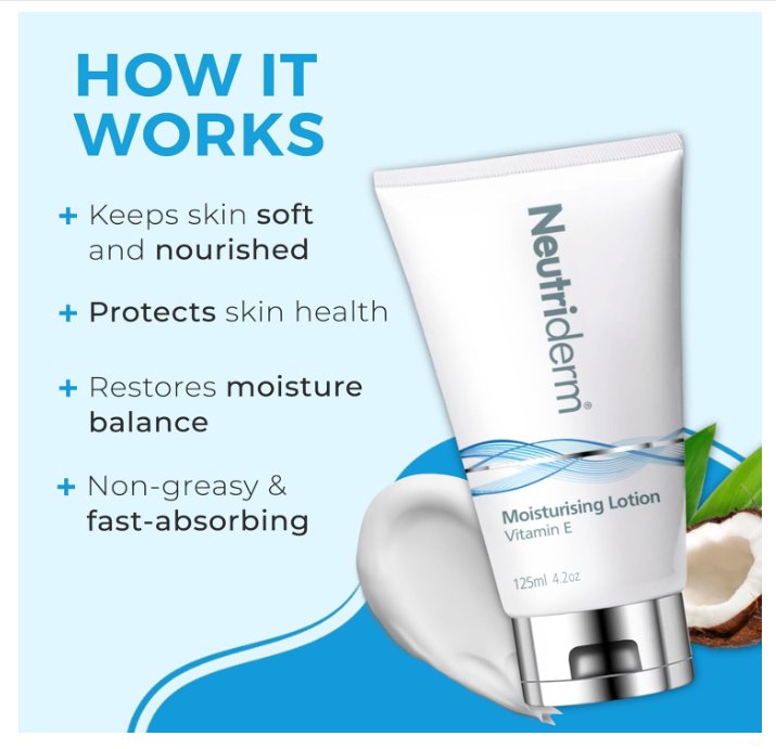 Neutriderm Moisturising Lotion w/Vitamin E - 125 mL