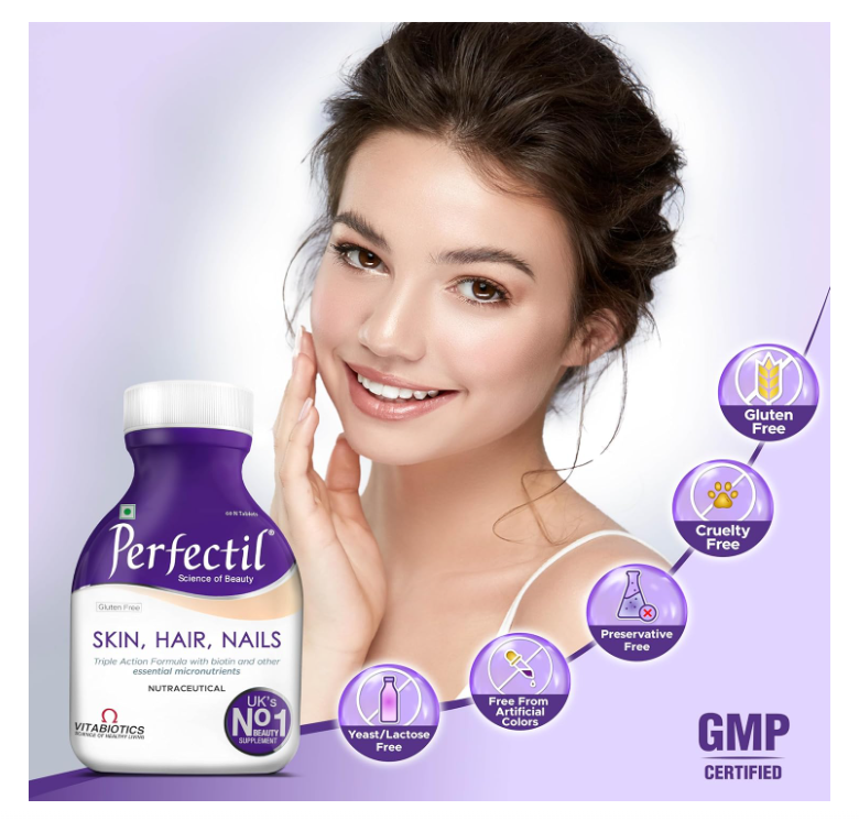 Perfectil Skin Hair Nails Multivitamin Tablets 60 Count