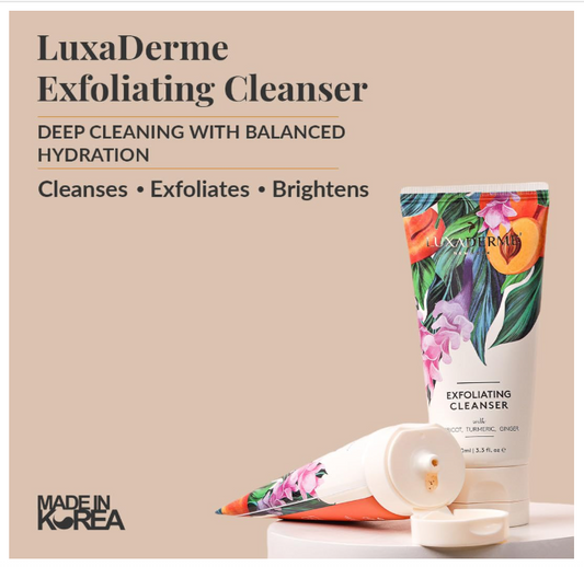 LuxaDerme Korean Face Cleanser with Ginger & Turmeric