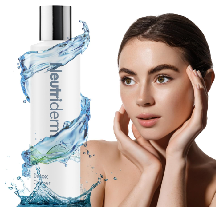 Neutriderm Detox Cleanser, 120 ml | 2% Glycolic Acid Face Wash with Sodium PCA