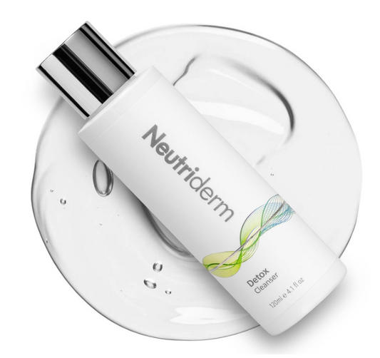 Neutriderm Detox Cleanser, 120 ml | 2% Glycolic Acid Face Wash with Sodium PCA